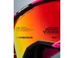 brýle VISION 8 WORDMARK, ALPINESTARS (bílá/žlutá fluo, zrcadlové stříbrné plexi) 2025