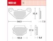Sada brzdových platničiek kotúčovej brzdy TRW MCB523SI
