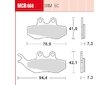 Sada brzdových platničiek kotúčovej brzdy TRW MCB664EC