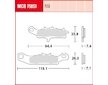Sada brzdových platničiek kotúčovej brzdy TRW MCB758RSI