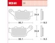 Sada brzdových platničiek kotúčovej brzdy TRW MCB841