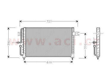 10/88-8/91 chladič klimatizace (±AUT) [622*381*25]