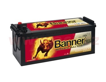 150Ah baterie, 850A, levá BANNER Buffalo Bull EFB 513x189x195(220)