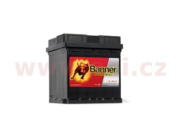 42Ah baterie, 390A, pravá BANNER Power Bull 175x175x190