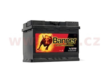 62Ah baterie, 510A, pravá BANNER Starting Bull 241x175x190