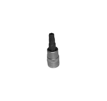 ASTA 1/4” TORX BIT SOCKET 37MML , MAT FINISH WITH KNURLING