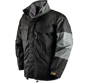BETA BUNDA ICELAND 3 V 1 POLYESTER/PVC, ČERNÁ/ŠEDÁ, VEL. S