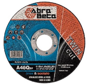 BETA KOTÚČ REZNÝ AC/IN 125x1x22,23mm A46Q