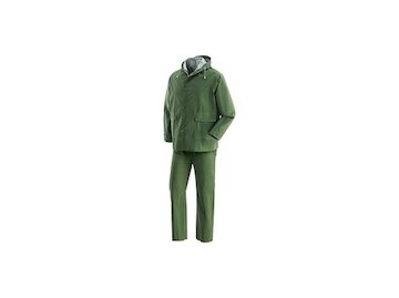 BETA RAINSUIT (JACKET AND TROUSERS) IN PVC - POLYESTER - PVC PLUVIO GREEN M