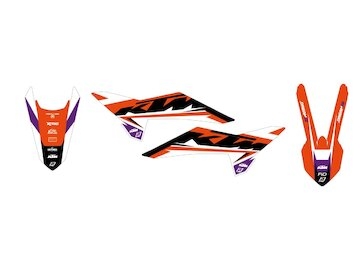 BLACKBIRD Sada nálepiek Dream 5 KTM SX 85 25-