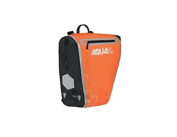 boční brašna AQUA V20 QR, OXFORD (oranžová/černá, s rychloupínacím systémem, objem 20l, 1ks)