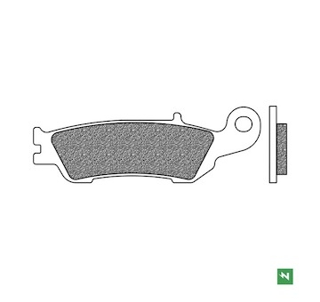 brzdové destičky, NEWFREN (směs OFF ROAD DIRT SINTERED) 2 ks v balení