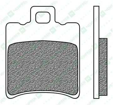 brzdové destičky, NEWFREN (směs SCOOTER ELITE ORGANIC) 2 ks v balení