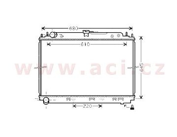 chladič 2.5 DCi (±AC) [600*685*36]
