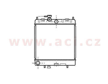 chladič K11 1.3, 1.0 16V [380*368*22]