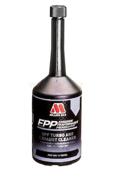 Čistič výfuku a filtru pevných částic EPP nafta (DPF Turbo and Exhaust Cleaner) 400 ml, MILLERS OILS