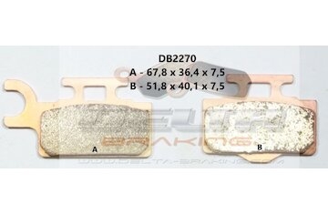 DELTA BRAKING Platničky brzdové MXD = GF167