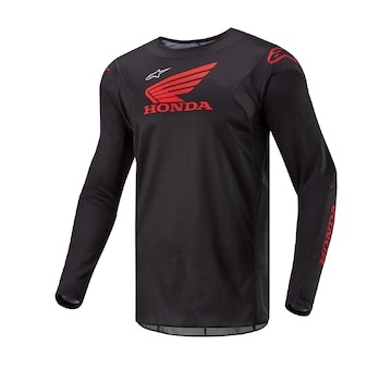 dres RACER ICONIC HONDA kolekce, ALPINESTARS (černá/červená, vel. L)