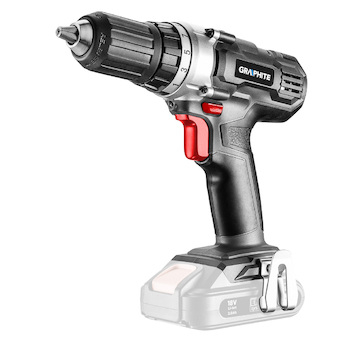 GRAPHITE Akumulátorový vŕtací skrutkovač Energy+ 18 V, Li-Ion, samoupevňovacie skľučovadlo 13mm, bez akumulátora