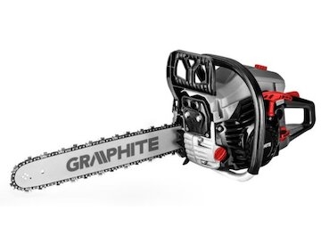 GRAPHITE Píla reťazová benzínová 2kW (2.7hp), 18