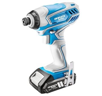 GRAPHITE PRO Akumulátorový rázový utahovák 2 x 18V, Li-Ion/2.5Ah