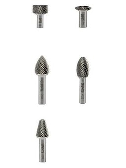 GRAPHITE Tvrdokovová rotačná fréza HM, typ L (kónická), 12 x 30 mm, stopka 6 x 45 mm