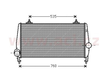 intercooler 2.2HDi/JTD [724*365*32]