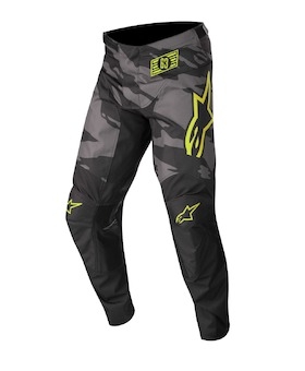 kalhoty RACER TACTICAL, ALPINESTARS (černá/šedá maskáčová/žlutá fluo, vel. 32)