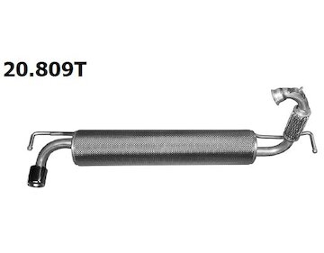 Koncový tlmič výfuku NOVAK 20.809T