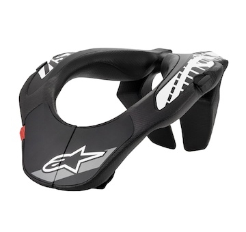 krční chránič NECK SUPPORT, ALPINESTARS, dětský (černý/bílý, vel. UNI) 2023