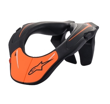 krční chránič NECK SUPPORT YOUTH, ALPINESTARS, dětský (černá/oranžová, vel. UNI) 2023