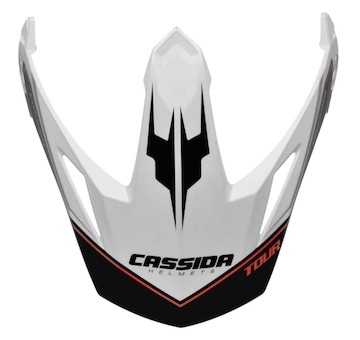 kšilt pro přilby Tour Globe, CASSIDA - ČR (černá/bílá/červená)