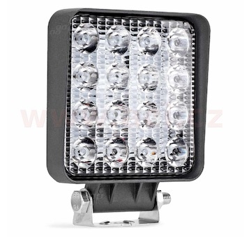 LED pracovní světlo, napětí 9-36 V, (16 LED 3030), svět. tok 3800 lm, (110 x 110 mm)