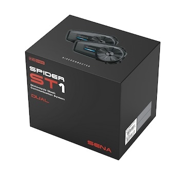 Mesh handsfree headset Spider ST1 (dosah 2 km), SENA (sada 2 jednotek)