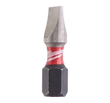 MILWAUKEE Skrutkovacie bity ShW SL1,2 × 6,5 25 mm – 2 ks