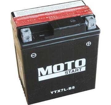 MOTO START Motobatéria MF AGM 12V 6Ah 100A (114x71x131mm) 0,33l T5 