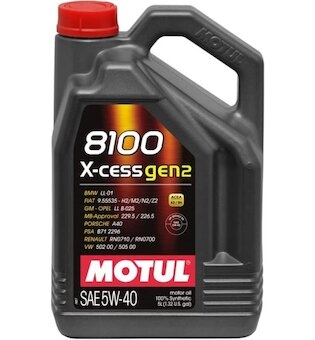 MOTUL 8100 -CLEAN GEN2 5W40 5L