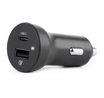 Nabíjačka mobilov do zapaľovača 12/24V micro, USB-A/USB-C 3A*DOPREDAJ