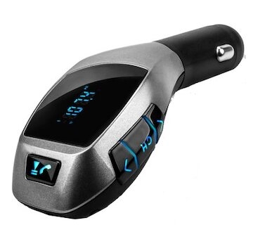 Nabíjačka mobilov do zapaľovača - autoadapter,bluetooth,LCD displej TRANSMITTER