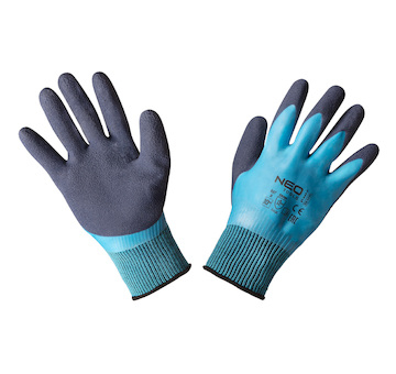 NEO Rukavice pracovné latex - polyester (2 vrstvy), 3141X, veľ. 10