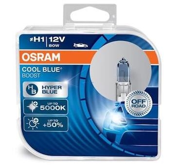 OSRAM Žiarovka 12V H1 80W COOL BLUE BOOST HYPER P14 5s BOX /2ks/*DOPREDAJ (náhrada 62150CBB2HB)