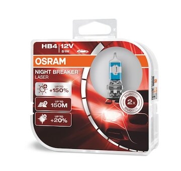 OSRAM Žiarovka 12V HB4 51W NIGHT BREAKER LASER P22d  BOX /2ks/*DOPREDAJ(náhrada 9006NL2HB)