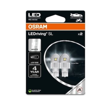 OSRAM Žiarovka 12V LED W16W  2W  W2.1x9.5d blister Ecopack /2ks/