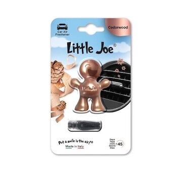 Osviežovač vzduchu do mriežky LITTLE JOE 3D Metallic - CEDARWOOD /cédrové drevo/