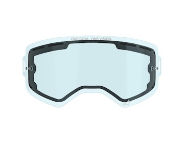 plexi pro brýle SUPERTECH, ALPINESTARS (dvojité antifog modré)