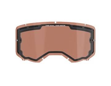 plexi pro brýle VISION 8/5/3, ALPINESTARS (dvojité antifog oranžovo hnědá afterburn)