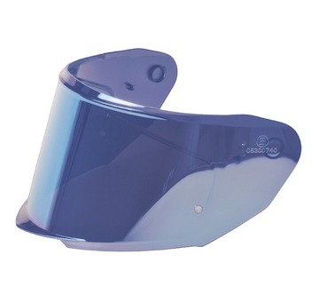 plexi pro přilby Integral GT 2.0 s přípravou pro Pinlock, CASSIDA (modré chromové)