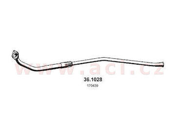 přední díl výfuku ASSO/VENEPORTE