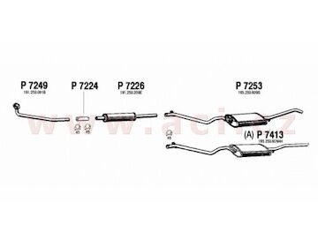 přední díl výfuku FENNO/IMASAF/EBERSPACHER