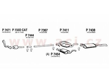přední díl výfuku FENNO/IMASAF/EBERSPACHER
